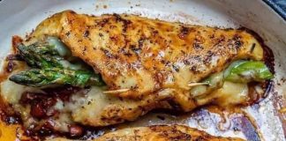 Asparagus Stuffed Chicken Breast will change the way you eat chicken easy