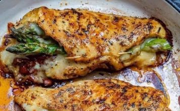 Asparagus Stuffed Chicken Breast will change the way you eat chicken easy