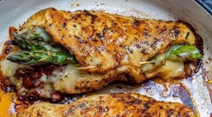 Asparagus Stuffed Chicken Breast will change the way you eat chicken easy