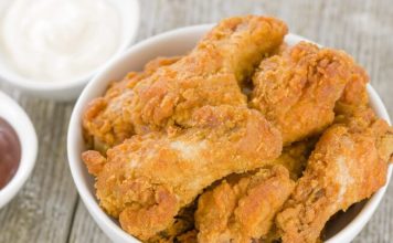Mustard Fried Chicken Wings