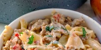 ITALIAN SAUSAGE BOW TIE PASTA