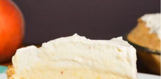 FROZEN PEACH CHEESECAKE