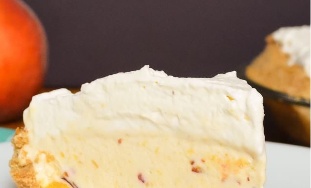 FROZEN PEACH CHEESECAKE