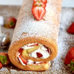 Strawberry Shortcake Roulade