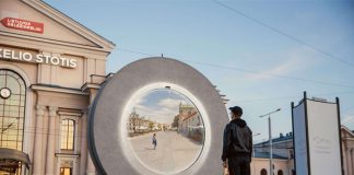 Lithuania and Poland have built a “portal” connecting two of their cities and people love it.