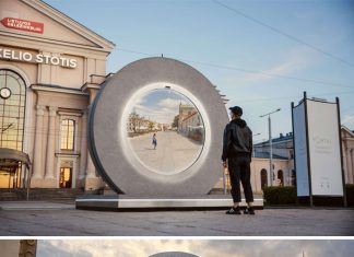 Lithuania and Poland have built a “portal” connecting two of their cities and people love it.