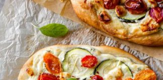 Zucchini & Herbed Ricotta Flatbread
