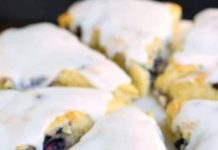 Bakery Style Blueberry Lemon Scones Recipe