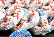 Red, White and Blue Pretzels
