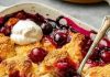 Here’s the “FRESH CHERRY COBBLER”
