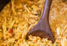 SLOW COOKER TACO CHICKEN AND RICE