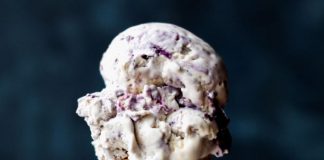 Blueberry Crumble Ice Cream