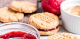 Peanut Butter and Jelly Sandwich Cookies