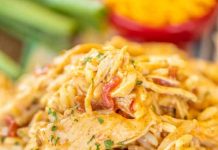 SLOW COOKER TACO CHICKEN AND RICE