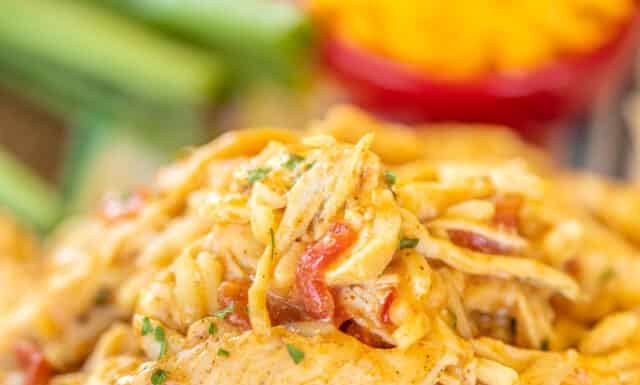 SLOW COOKER TACO CHICKEN AND RICE