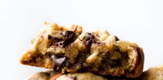 Dark Chocolate Cranberry Almond Cookies