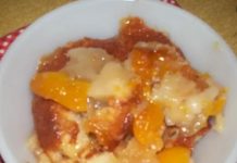 Kay’s Easy Peach Cobbler