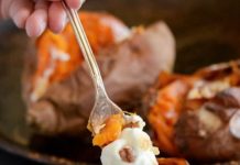 Marshmallow Stuffed Sweet Potatoes