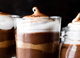 S’mores Chocolate Mousse