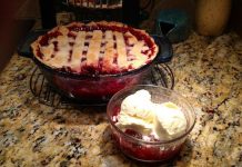Fresh Cherry Dump Cobbler