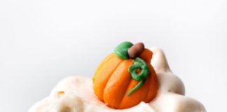 Pumpkin Cupcakes with Cream Cheese Frosting