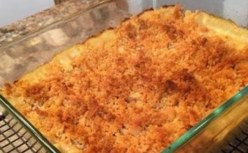 Baked Macaroni and Cheese Casserole from 1941