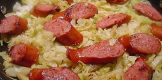 Bonnie’s Cabbage And Sausages
