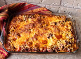 Taco Spaghetti Casserole