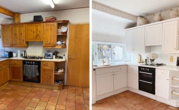 Creative Homeowner Transforms Dark & Dingy Kitchen For Less Than $150