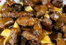 Beef Tips And Noodles