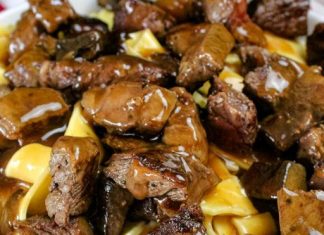 Beef Tips And Noodles