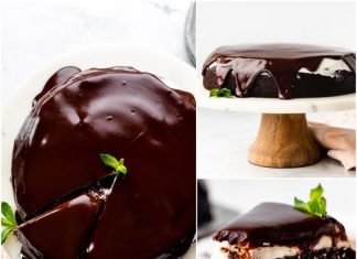 Mint Chocolate Cookie Cake