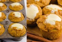 Pumpkin Cream Cheese Muffins