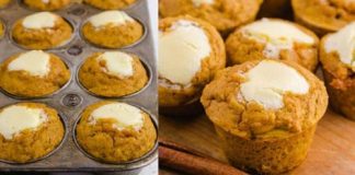 Pumpkin Cream Cheese Muffins