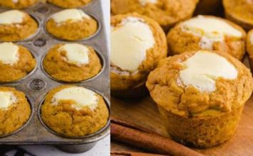 Pumpkin Cream Cheese Muffins