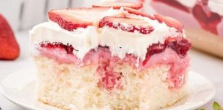 Strawberry Poke Cake