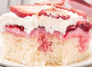 Strawberry Poke Cake