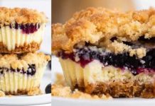 Mini Blueberry Cheesecake