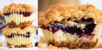 Mini Blueberry Cheesecake