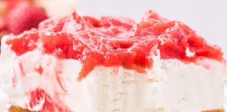 Strawberry Rhubarb Cheesecake