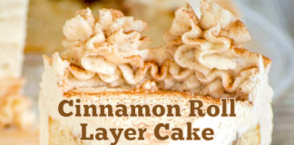 Cinnamon Roll Layer Cake