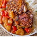 SLOW COOKER HAWAIIAN PINEAPPLE CHICKEN
