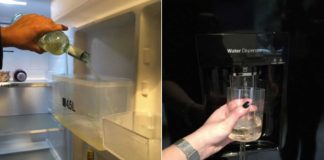 Woman Shares Great Fridge & Water Dispenser Hack