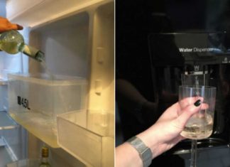 Woman Shares Great Fridge & Water Dispenser Hack