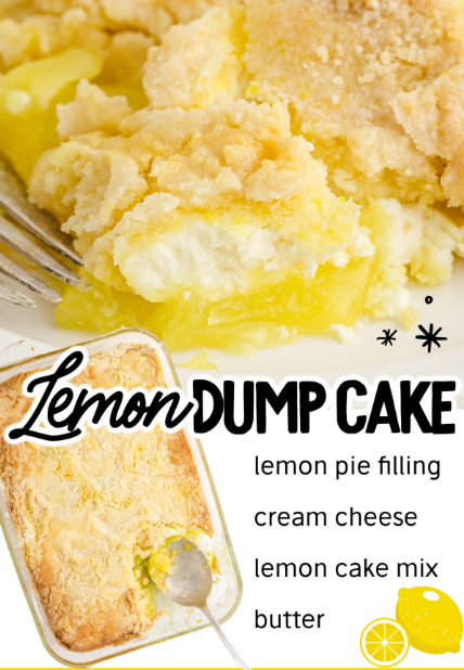 Lemon Dump Cake - Grandma's Things