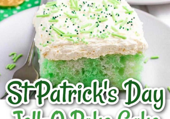 Lime Jell-O Poke Cake Recipe