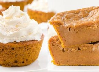 Impossible Pumpkin Pie Cupcakes