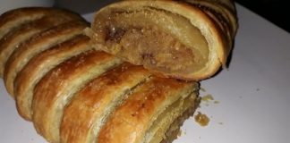 Puff Pastry Strudel with Apples