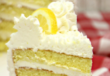 Italian Lemon Drop Cake with Lemon Buttercream Frosting