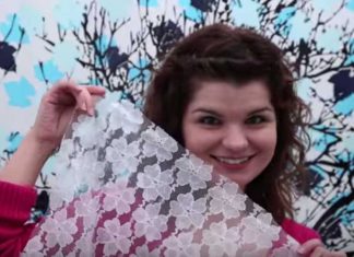 How To Make A Pretty DIY Lace Privacy Window